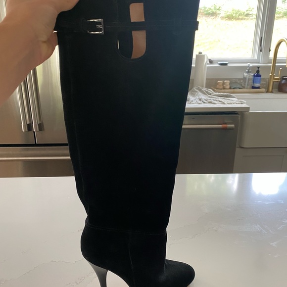 Circa Joan & David Suede Knee Boots - Picture 6 of 8